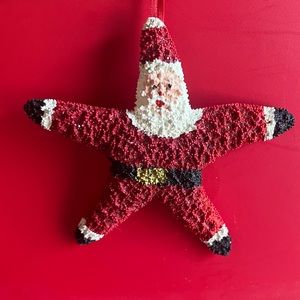 Christmas 🎄 ornament Starfish Santa, Homemade,